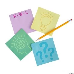 Teacher KWL Sticky Notes - 12 Pc.