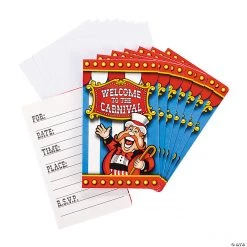 Under the Big Top Invitations - 8 Pc.