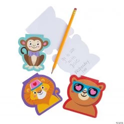 Valentine’s Day Zoo Animal Notepads - 24 Pc.