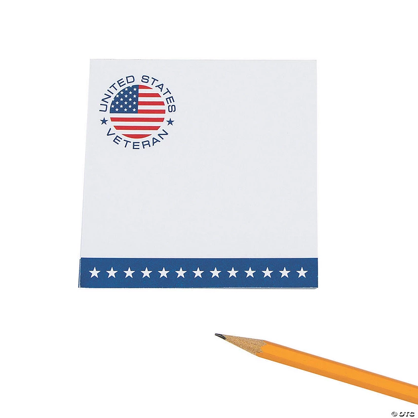 Veteran Notepads - 12 Pc. 3 Veteran Notepads - 12 Pc.