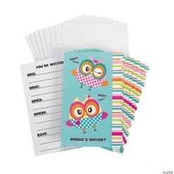 You’re A Hoot Invitations - 8 Pc.